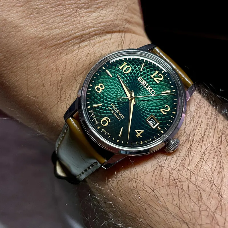 Seiko Presage Cocktail Time Mojito Automatic Men's Watch- SRPE45J1